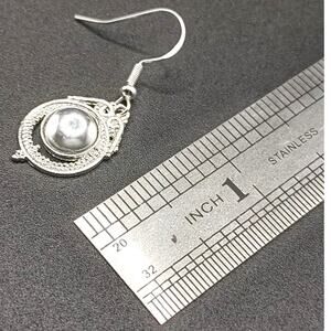 925 Silver Hooked Earrings Opal Vintage Fashion BOHO Women's Birthday Gift NEW!